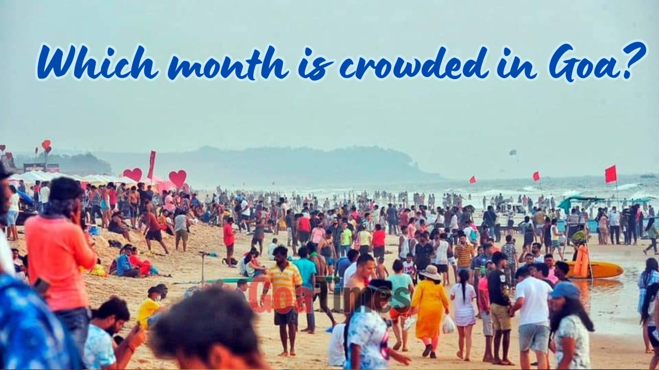 Which month is crowded in Goa?